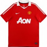 Thailandia Maglia Manchester United Prima Retro 2010 2011 Rosso