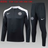 Bambino Felpa Allenamento Chelsea 2025/2026 Grigio 5