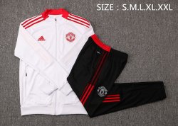 Giacca Manchester United 2022 Bianco Nero Rosso