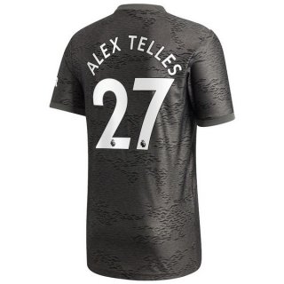 Maglia Manchester United NO.27 Alex Telles Seconda 2020/2021 Nero Maglia Manchester United NO.27 Alex Telles Seconda 2020/2021 Nero