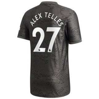 Maglia Manchester United NO.27 Alex Telles Seconda 2020/2021 Nero