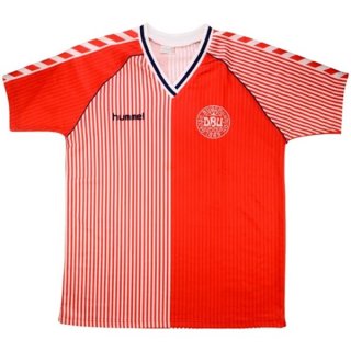 Thailandia Maglia Danimarca Prima Retro 1986 Rosso