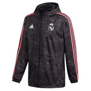 Giacca a vento Real Madrid 2021/2022 Nero Rosa Giacca a vento Real Madrid 2021/2022 Nero Rosa