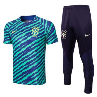 Formazione Brasile Set Completo 2022/2023 Verde Blu Formazione Brasile Set Completo 2022/2023 Verde Blu