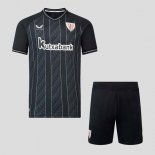 Maglia Athletic Bilbao Portiere Bambino 2023/2024 Negro