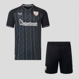 Maglia Athletic Bilbao Portiere Bambino 2023/2024 Nero