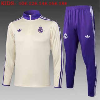 Bambino Felpa Allenamento Real Madrid 2025/2026 Giallo 6 Bambino Felpa Allenamento Real Madrid 2025/2026 Giallo 6