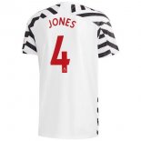 Maglia Manchester United NO.4 Jones Terza 2020/2021 Bianco