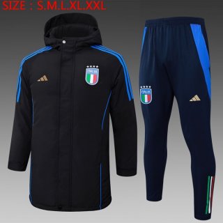 Piumino Italia Set Completo 2024/2025 Nero
