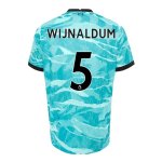 Maglia Liverpool NO.5 Wijnaldum Seconda 2020/2021 Blu Maglia Liverpool NO.5 Wijnaldum Seconda 2020/2021 Blu