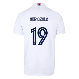 Maglia Real Madrid Prima NO.19 Odriozola 2020/2021 Bianco