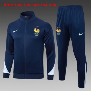 Bambino Giacca Francia 2024/2025 Blu 3 Bambino Giacca Francia 2024/2025 Blu 3