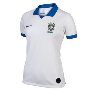 Maglia Brasile Seconda Donna 2019 Bianco Maglia Brasile Seconda Donna 2019 Bianco