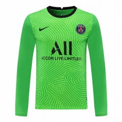 Thailandia Maglia Paris Saint Germain ML Portiere 2020/2021 Verde