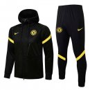 Felpa Cappuccio Chelsea 2022 Nero Giallo