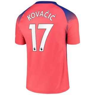 Maglia Chelsea NO.17 Kovacic Terza 2020/2021 Arancione