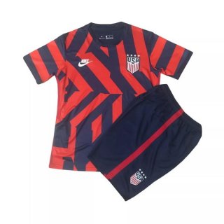 Maglia Stati Uniti Seconda Bambino 2021 Rosso