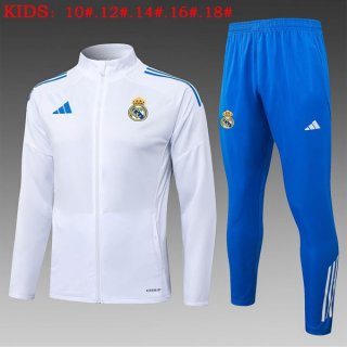 Bambino Giacca Real Madrid 2026/2027 Bianco