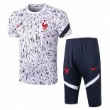 Maglia Formazione Francia Set Completo 2020 Bianco Blu