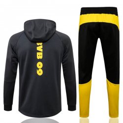 Felpa Cappuccio Set Completo Borussia Dortmund 2022/2023 Grigio