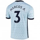 Maglia Chelsea NO.3 Marcos A. Seconda 2020/2021 Blu