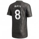 Maglia Manchester United NO.8 Mata Seconda 2020/2021 Nero