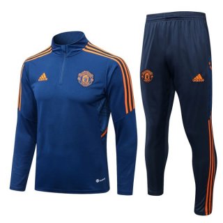 Felpa Manchester United 2022/2023 Blu Felpa Manchester United 2022/2023 Blu