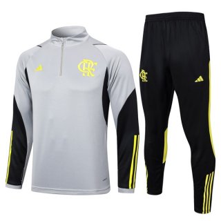 Felpa Allenamento Flamengo 2024/2025 Grigio Felpa Allenamento Flamengo 2024/2025 Grigio