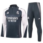 Felpa Allenamento Real Madrid 2024/2025 Grigio Felpa Allenamento Real Madrid 2024/2025 Grigio