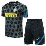 Maglia Formazione Inter Milan Set Completo 2020/2021 Grigio