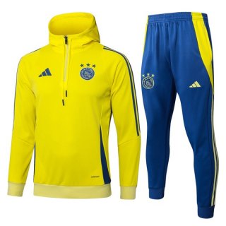 Felpa Cappuccio Ajax 2025/2026 Giallo 5 Felpa Cappuccio Ajax 2025/2026 Giallo 5
