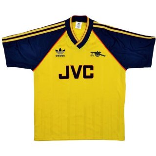 Thailandia Maglia Arsenal Seconda Retro 1988 1991 Giallo