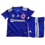 Maglia Universidad De Cile Prima Bambino 2021/2022 Blu