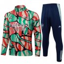 Felpa Allenamento Arsenal 2025/2026 Verde Rosso