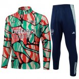 Felpa Allenamento Arsenal 2025/2026 Verde Rosso