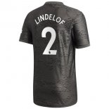 Maglia Manchester United NO.2 Lindelof Seconda 2020/2021 Nero