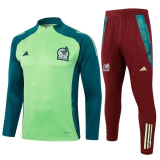 Felpa Allenamento Messico 2024/2025 Verde 3 Felpa Allenamento Messico 2024/2025 Verde 3