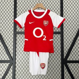 Maglia Arsenal Prima Retro Bambino 2002 2004