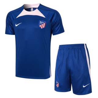 Maglia Formazione Atletico Madrid Set Completo 2024 Blu Maglia Formazione Atletico Madrid Set Completo 2024 Blu