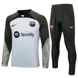 Felpa Barcellona 2024 Grigio Verde Felpa Barcellona 2024 Grigio Verde