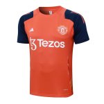 Maglia Formazione Manchester United 2024/2025 Arancione Blu Maglia Formazione Manchester United 2024/2025 Arancione Blu