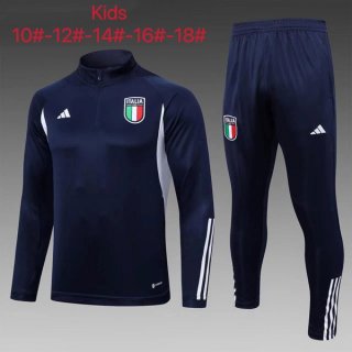 Bambino Giacca Italia 2023/2024 Blu Bambino Giacca Italia 2023/2024 Blu