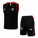 Maglia Manchester United Senza Maniche 2022 Nero 1