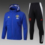Giacca a vento Manchester United Set Completo 2025/2026 Blu