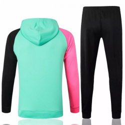 Giacca Cappuccio Barcellona 2020/2021 Verde Rosa