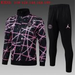Bambino Giacca PSG 2025/2026 Nero Rosa 2