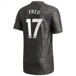 Maglia Manchester United NO.17 Fred Seconda 2020/2021 Nero