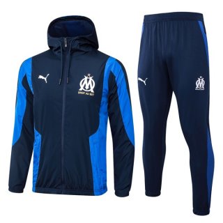 Giacca a vento Marseille 2024/2025 Nero Blu Giacca a vento Marseille 2024/2025 Nero Blu