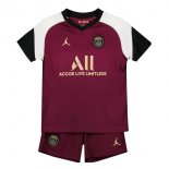 Maglia Paris Saint Germain Terza Bambino 2020/2021 Borgogna