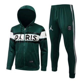 Felpa Cappuccio Paris Saint Germain 2022 Verde Felpa Cappuccio Paris Saint Germain 2022 Verde